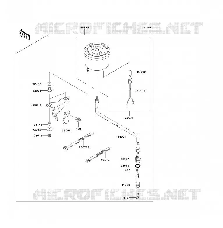 PIECE EN OPTION Kawasaki QUAD 250 2011 KLF250  KLF250ABF