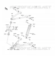 AMORTISSEUR AVANT pour Kawasaki KLF300