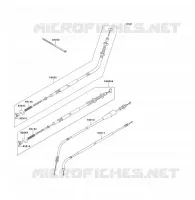 CABLES pour Kawasaki KLF300