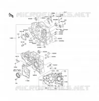 CARTER MOTEUR(S) pour Kawasaki KLF300