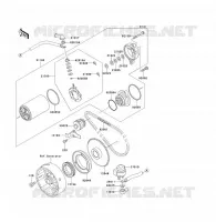 D&Eacute;MARREUR pour Kawasaki KLF300