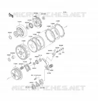 EMBRAYAGE pour Kawasaki KLF300