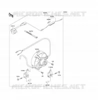 PIECE EN OPTION(VENTILATEUR) pour Kawasaki KLF300