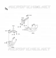REPOSE PIED pour Kawasaki KLF300