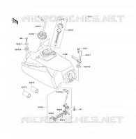 RESERVOIR CARBURANT pour Kawasaki KLF300