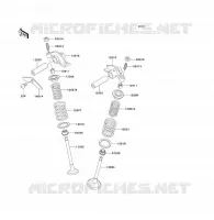 SOUPAPE pour Kawasaki KLF300