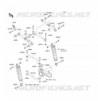 SUSPENSION ARRI&Egrave;RE pour Kawasaki KLF300