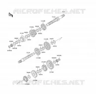 TRANSMISSION pour Kawasaki KLF300