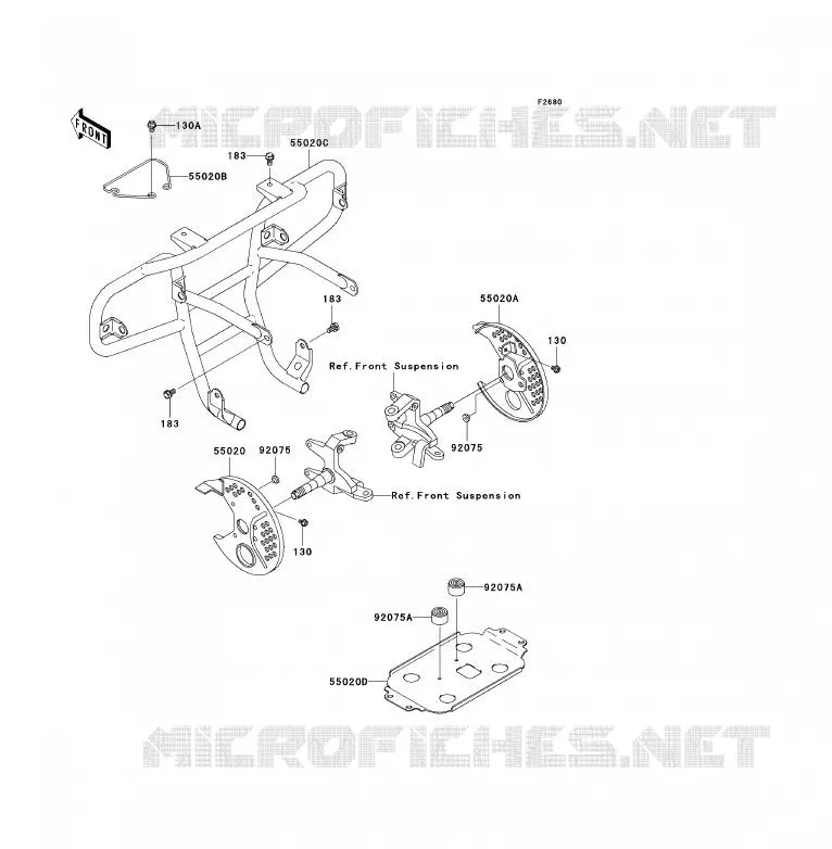 PROTECTION(S) Kawasaki QUAD 300 2006 KLF300  KLF300B6F