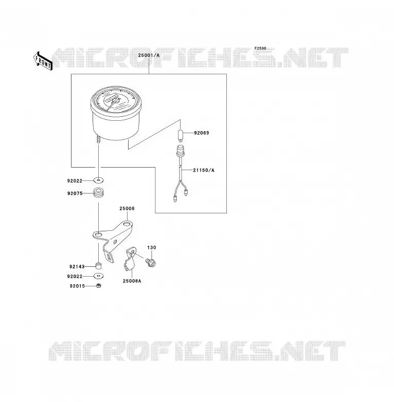 COMPTEURS Kawasaki QUAD 300 2006 KLF300  KLF300B6F