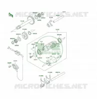 FOURCHETTE/BARRILLET DE SELECTION pour Kawasaki KLF300