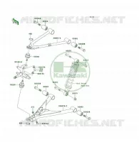 AMORTISSEUR AVANT pour Kawasaki KLF300