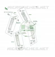 AMORTISSEUR pour Kawasaki KLF300