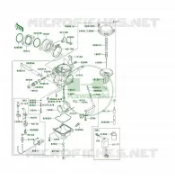 CARBURATEUR pour Kawasaki KLF300