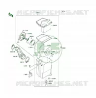 FILTRE A AIR pour Kawasaki KLF300