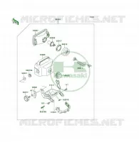 PIECE EN OPTION(PHARE) pour Kawasaki KLF300