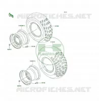 PNEUS pour Kawasaki KLF300