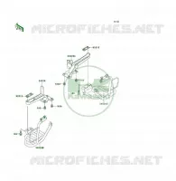 REPOSE PIED pour Kawasaki KLF300