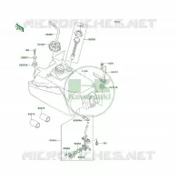 RESERVOIR CARBURANT pour Kawasaki KLF300