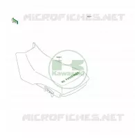SELLE pour Kawasaki KLF300
