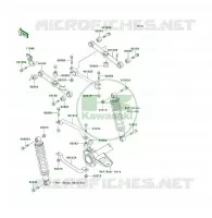 SUSPENSION ARRI&Egrave;RE pour Kawasaki KLF300