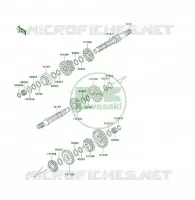 TRANSMISSION pour Kawasaki KLF300