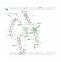 AMORTISSEUR pour Kawasaki KLF300
