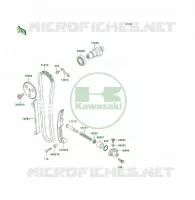 ARBRE A CAME/TENDEUR pour Kawasaki KLF300