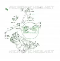 CH&Acirc;SSIS pour Kawasaki KLF300