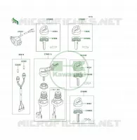 CONTACTEUR pour Kawasaki KLF300