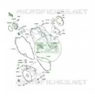 COUVERCLES MOTEUR pour Kawasaki KLF300