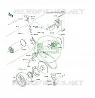 D&Eacute;MARREUR pour Kawasaki KLF300