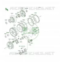 EMBRAYAGE pour Kawasaki KLF300