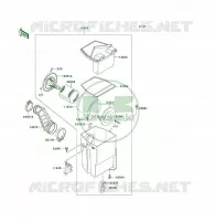 FILTRE A AIR pour Kawasaki KLF300