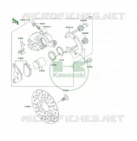 FREIN AVANT pour Kawasaki KLF300