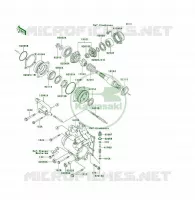 PIGNON CONIQUE AVANT pour Kawasaki KLF300