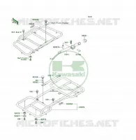 PORTE BAGAGE (S) pour Kawasaki KLF300