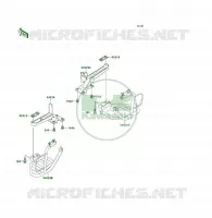 REPOSE PIED pour Kawasaki KLF300