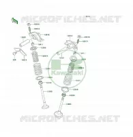 SOUPAPE pour Kawasaki KLF300