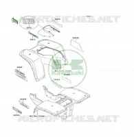 STICKER pour Kawasaki KLF300