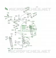 SUSPENSION ARRI&Egrave;RE pour Kawasaki KLF300