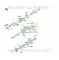 TRANSMISSION pour Kawasaki KLF300