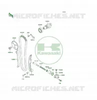 ARBRE A CAME/TENDEUR pour Kawasaki KLF300 4X4