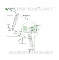 AMORTISSEUR pour Kawasaki KSF250