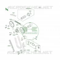 ARBRE A CAME/TENDEUR pour Kawasaki KSF250