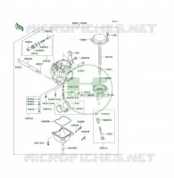 CARBURATEUR pour Kawasaki KSF250
