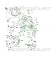 COUVERCLES MOTEUR pour Kawasaki KSF250