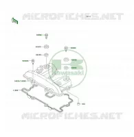 COUVRE CULASSE pour Kawasaki KSF250