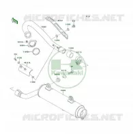 &Eacute;CHAPPEMENT pour Kawasaki KSF250