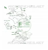 LABEL pour Kawasaki KSF250